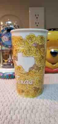 Starbucks Collection Texas Yellow Rose 10oz Ceramic Tumbler W/extra Lid New!!! - Sold on eBay Jan, 8th 2020 for $22.98