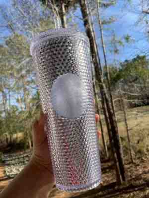 NEW STARBUCKS 2019 Silver Studded Cold Cup Tumbler Christmas HOLIDAY In Hand - Sold on eBay Jan, 8th 2020 for $45.00