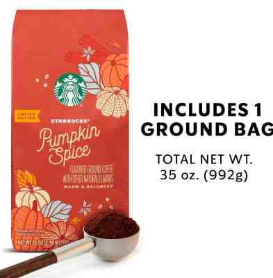 Starbucks Ground Coffee Pumpkin Spice Large 35 oz Bag Exp. 2/20 - Sold on eBay Jan, 8th 2020 for $17.95