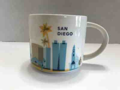 STARBUCKS SAN DIEGO 2013 You Are Here 14oz Coffee Mug COLLECTION PERFECT  - Sold on eBay Jan, 8th 2020 for $22.00