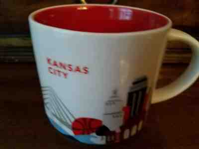 STARBUCKS "You Are Here" Collection / KANSAS CITY / RETIRED / City Mug - Mint - Sold on eBay Jan, 8th 2020 for $20.90