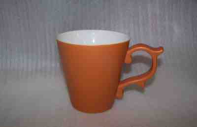 Starbucks Tazo Burnt Orange Rococo Scroll Handle Beverage Mug   - Sold on eBay Jan, 8th 2020 for $22.00