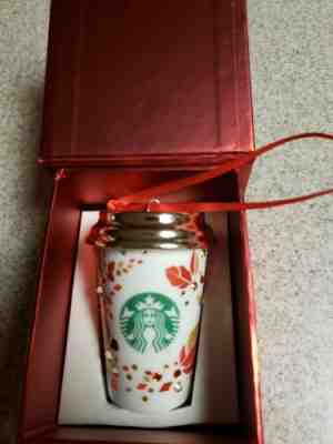 STARBUCKS ? SWAROVSKI Crystals Elements ? To Go Hot Cup mini Mug ORNAMENT 2013 - Sold on eBay Jan, 8th 2020 for $50.00