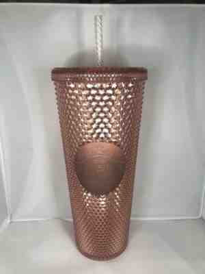 Starbucks 2019 Rose Gold Acrylic Cold Cup Tumbler 24 Fl Oz - Sold on eBay Jan, 8th 2020 for $44.99