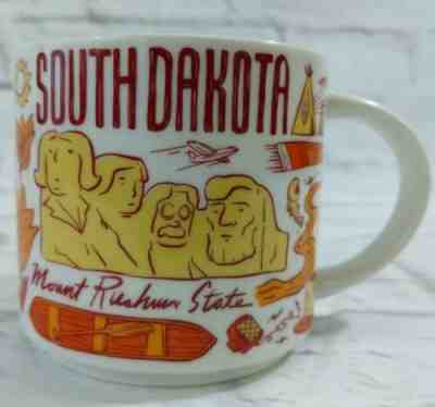 Starbucks South Dakota ERROR Mug V1 2018 Been There Series State Mt Rushmore