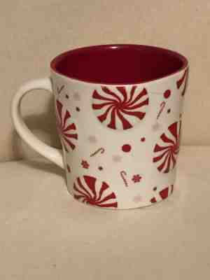 Starbucks Raised Candy Cane Peppermint Holiday 2007 Mug Exc Free Ship - Sold on eBay Jan, 8th 2020 for $19.99