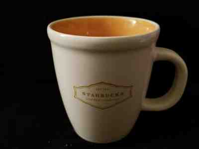 Starbucks Coffee Company 2005 White Cup Brown Logo Retro Diner Mug 13 oz - Sold on eBay Jan, 8th 2020 for $18.99