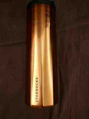 NWT Starbucks Rose Gold Flip Top Vacuum Insulated Tumbler 16oz 2019 Holiday Xmas - Sold on eBay Jan, 8th 2020 for $29.95