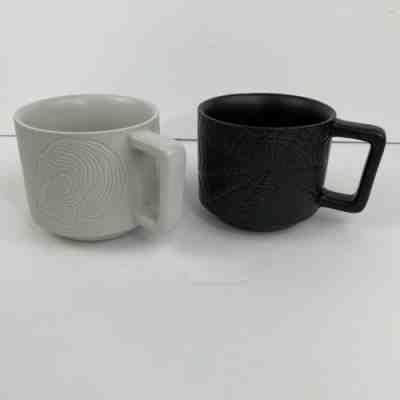 Starbucks 2019 Halloween Black Web and White Skull 12 OZ Ceramic Mugs - Sold on eBay Jan, 8th 2020 for $32.95