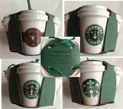 Starbucks Ornament Vintage Set 1971, 1987, 1992, 2011 Hanging Ornament Set ~New! - Sold on eBay Jan, 8th 2020 for $39.99