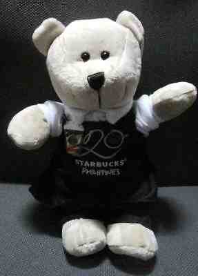 2018 Starbucks Bearista Bear Philippines 20th Anniversary WITH PIN and tag new - Sold on eBay Jan, 8th 2020 for $29.99