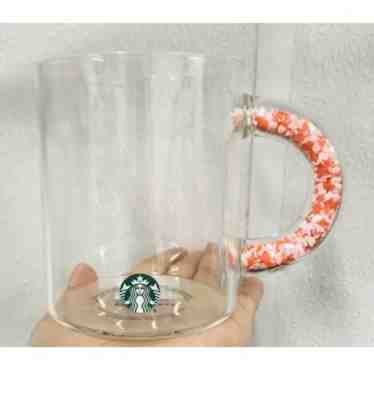 2020 Starbucks Confetti Hearts Handle Glass Mug Valentines Cup New SHIPS NOW - Sold on eBay Jan, 8th 2020 for $29.99
