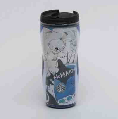 Starbucks JAPAN Hokkaido Limited Tumbler Travel Mug 12oz White Bear Snow - Sold on eBay Jan, 8th 2020 for $24.00