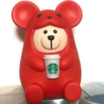 New Starbucks 2020 China Chinese New Year Of Rat Plastic Cute Red Rat Piggy Bank - Sold on eBay Jan, 8th 2020 for $15.00