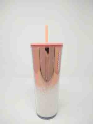 Starbucks Mirror Glitter Cold Cup 2019 - Rose Gold - Sold on eBay Jan, 8th 2020 for $27.99