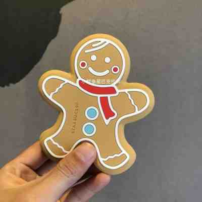 New China 2017 Starbucks Merry Christmas Gingerbread Man Coaster - Sold on eBay Jan, 8th 2020 for $19.99
