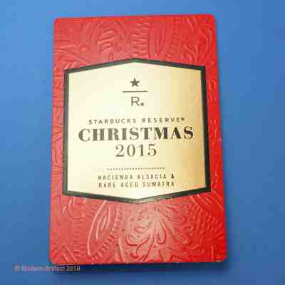 HTF  - 2015   Starbucks Reserve CHRISTMAS Blend  Coffee Taster Card  - Sold on eBay Jan, 8th 2020 for $15.00