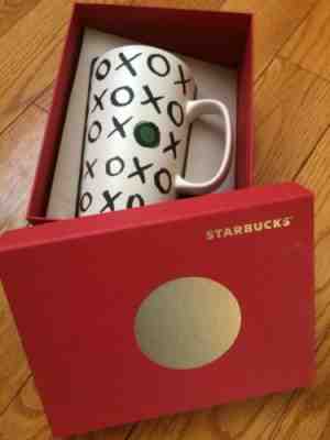 Starbucks Coffee Tall Mug Kisses & Hugs XOXO 16oz Dot VALENTINES New in Box 2015 - Sold on eBay Jan, 8th 2020 for $22.95