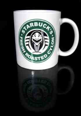  RARE Starbucks Battlestar Galactica Cylon Fresh Roasted Coffee Mug Collectible - Sold on eBay Jan, 8th 2020 for $36.45