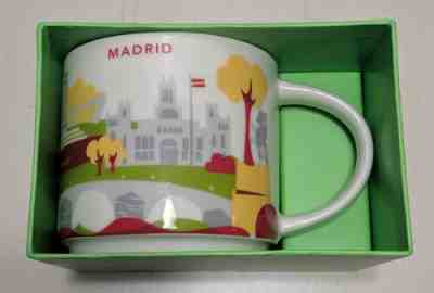 STARBUCKS  Madrid Spain You Are Here Collection Mug 14 Oz - New in box - Sold on eBay Jan, 8th 2020 for $29.99