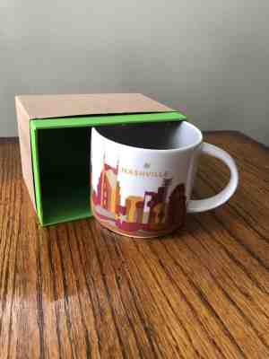 NIB w/Tag! Starbucks Nashville You Are Here  *COLLECTORS MUG* 14oz - Sold on eBay Jan, 8th 2020 for $24.99
