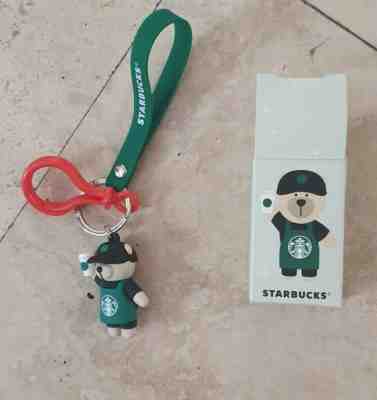 Starbucks 2019 Xinggong China Barista Bear Key Chain Bear - Sold on eBay Jan, 8th 2020 for $17.00