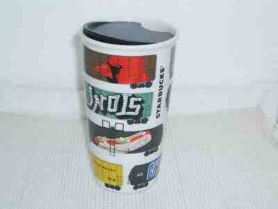 New Starbucks Illinois 2017 Local Collection Ceramic Tumbler 12oz Chicago Trains - Sold on eBay Jan, 8th 2020 for $34.95