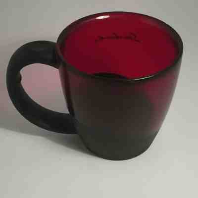 ???? Starbucks Barista 2001 Red Mug Cup 12 oz Translucent Plastic Travel Mug EUC  - Sold on eBay Jan, 8th 2020 for $19.54