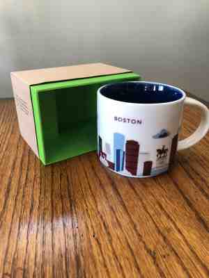 NIB w/Tag! Starbucks Boston You Are Here  *COLLECTORS MUG* 14oz - Sold on eBay Jan, 8th 2020 for $24.99