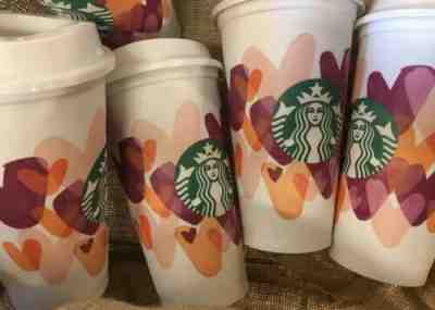 4 Starbucks Valentine 2020 Reusable Cups New - Sold on eBay Jan, 8th 2020 for $25.00