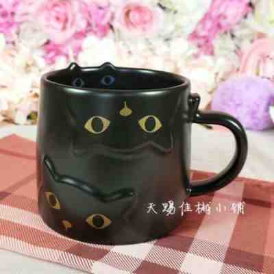 New Starbucks China 2017 Anniversary Halloween Black Kitty Mug - Sold on eBay Jan, 8th 2020 for $50.00