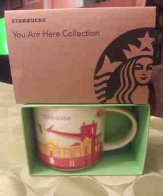 NIB  With SKU Starbucks Coffee Mug TOULOUSE, FRANCE You Are Here YAH 14 Oz.RARE  - Sold on eBay Jan, 8th 2020 for $38.00