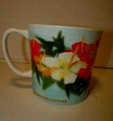 Hawaii Starbucks Hibiscus Coffee Collectible Mug, Bone China  - Sold on eBay Jan, 8th 2020 for $24.99
