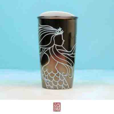 New Starbucks 2018 China Anniversary Siren Inverted Image Double Wall Mug - Sold on eBay Jan, 8th 2020 for $49.99