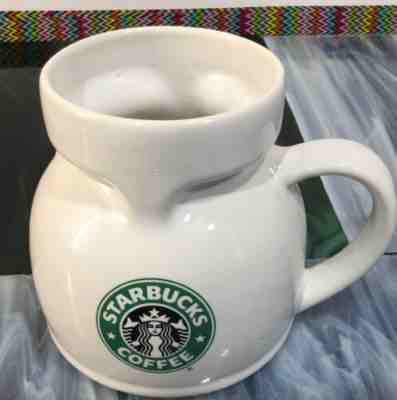 Starbucks Coffee Ivory Siren Chubby Ceramic Wide Bottom Travel Mug - Sold on eBay Jan, 8th 2020 for $16.50