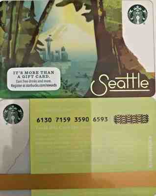 LOT OF 20 - 2016 STARBUCKS SEATTLE GIFT CARD #6130 NO VALUE MINT - Sold on eBay Jan, 7th 2020 for $19.99