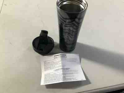 Starbucks Black Steel Coffee Tea Tumbler 16 oz - Sold on eBay Jan, 7th 2020 for $15.97