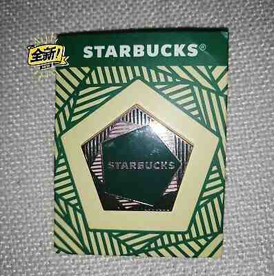 Starbucks Green Pentagram Five-pointed Star Pin Internal Employee Motivation - Sold on eBay Jan, 7th 2020 for $39.99