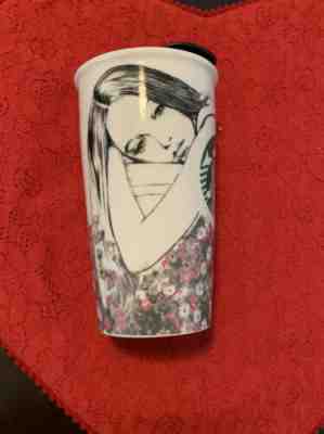 Charlotte Ronson Starbucks Double Wall Ceramic Mug Cup Travel - Sold on eBay Jan, 7th 2020 for $26.00