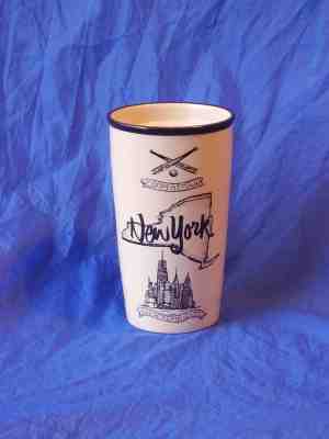Starbucks Ceramic New York State Travel Mug Cooperstown Buffalo Syracuse Albany - Sold on eBay Jan, 7th 2020 for $36.99