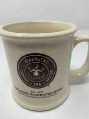 Starbucks Coffee Mug ~ The First Starbucks Store -Pike Place Market, Seattle, WA - Sold on eBay Jan, 7th 2020 for $18.00