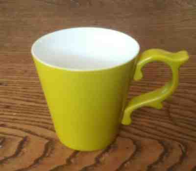 Starbucks 2012 TAZO Rococo Handle Lime Green Matte 12 oz Tea Coffee Mug Cup - Sold on eBay Jan, 7th 2020 for $22.60