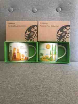 BRAND NEW Starbucks Los Angeles & California Mug You Are Here Series 14 oz - Sold on eBay Jan, 7th 2020 for $44.99