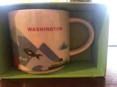 Starbucks You Are Here Mug Washington USA 14 oz Coffee Cup NEW In Box - Sold on eBay Jan, 7th 2020 for $24.00