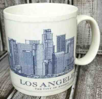 Starbucks Los Angeles CA Architecture Series 18oz Coffee Mug 2007 Skyline LA - Sold on eBay Jan, 7th 2020 for $18.00