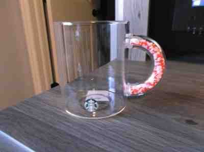NEW 2020 Starbucks Confetti Hearts Handle Glass Mug Valentines Cup FREE SHIP - Sold on eBay Jan, 7th 2020 for $31.99