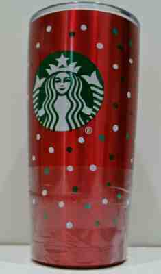 Starbucks Holiday 2018 Stainless Steel Red Tumbler New w/ Lid Polka Dots  - Sold on eBay Jan, 7th 2020 for $18.99