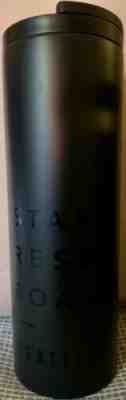 Starbucks Reserve Seattle Stainless Steel Tumbler Matte Black Dimpled 16oz NWT - Sold on eBay Jan, 7th 2020 for $46.00