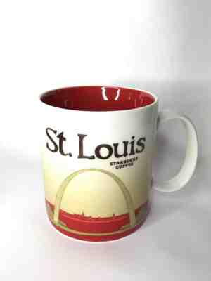 Starbucks St. Louis MO Coffee Mug Cup City Collector Series 2009 Red 16oz NEW - Sold on eBay Jan, 7th 2020 for $19.95