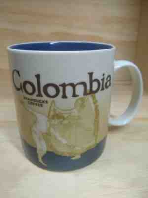 STARBUCKS Colombia Global Icon Collector Mug 16 oz. Coffee Cup - Sold on eBay Jan, 7th 2020 for $29.99